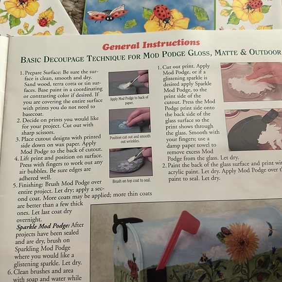 Plaid Mod Podge kit that contains most of the items you would need for projects. - Picture 13 of 13